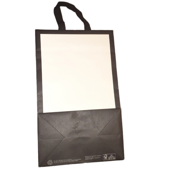 GUCCI Authentic White & Black Shopping Bag - Picture 4 of 5